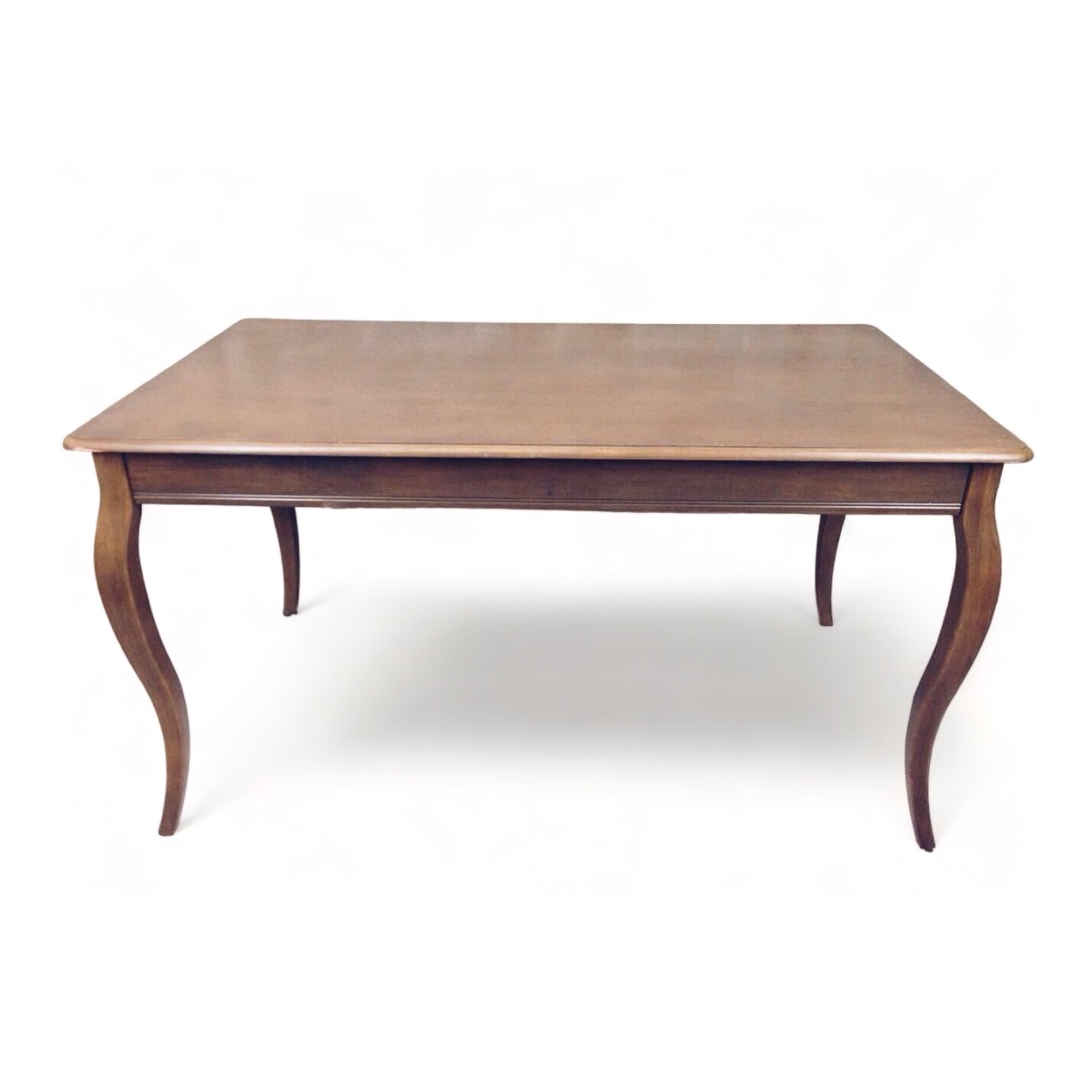 Стіл обідній на гнутих ніжках з шухлядками збоку, дерево TB-009