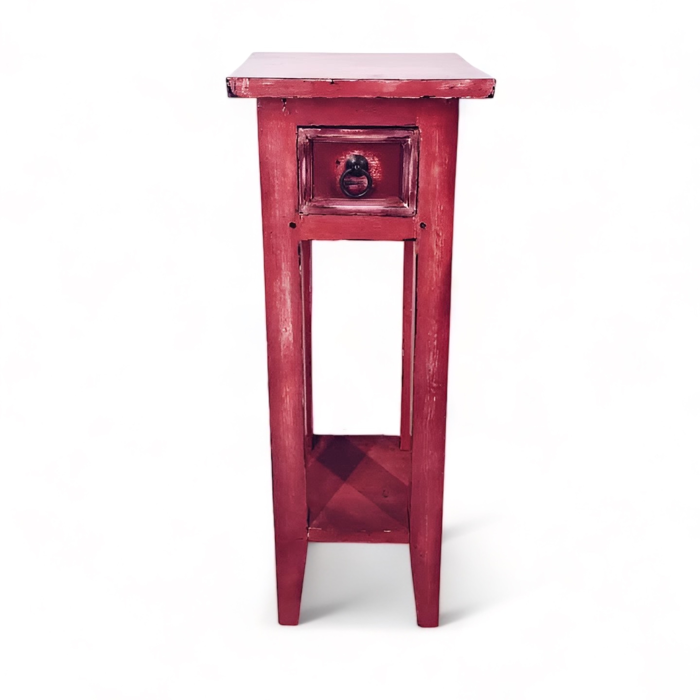 Тумба-підставка з шухлядкою рожева, дерево TB-808