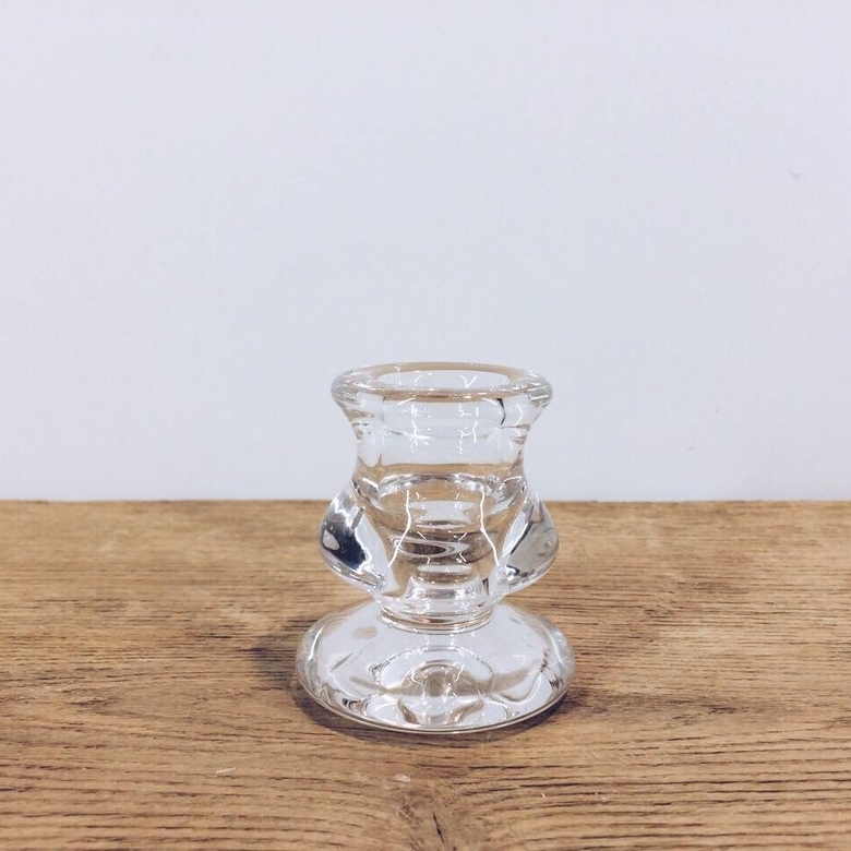 Підсвічник малий фігурний, скло CS-031