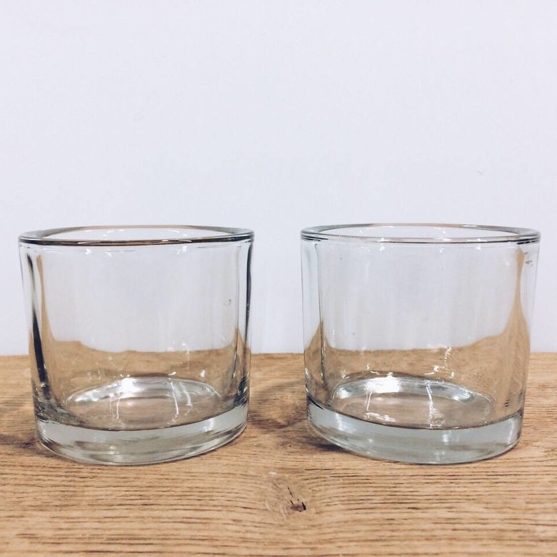 Підсвічник-склянка малий, скло CS-035