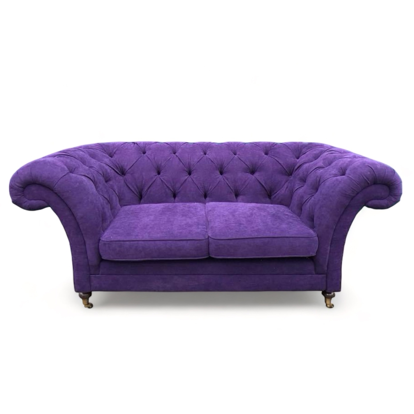 Диван 2-місний "честер" фіолетовий, обивка тканина SF2-003