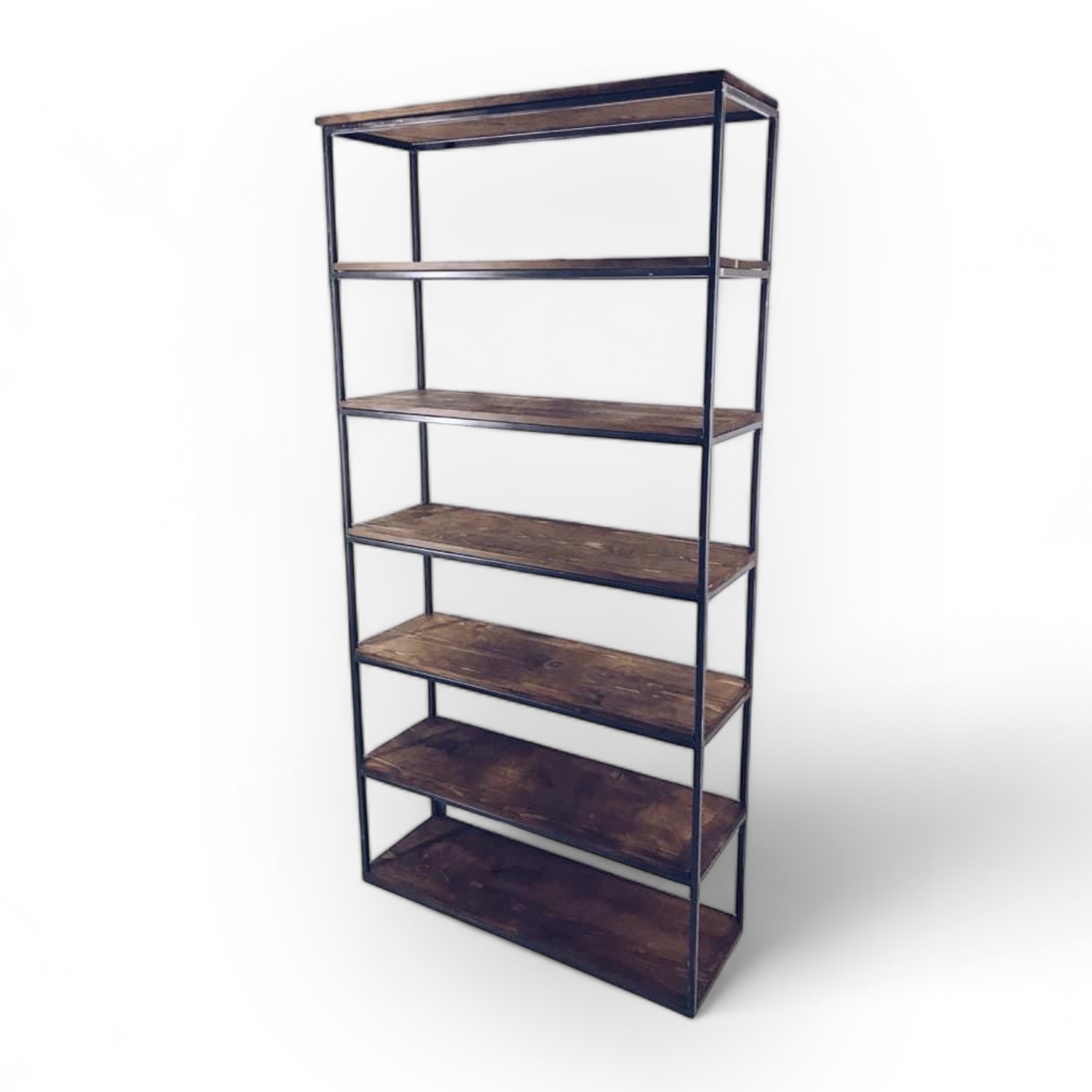 Стелаж "Лофт 2" 7 полиць, дерево/метал SR-018