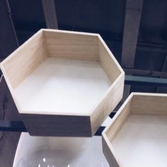 Комплект полиць соти 3 шт, дерево SF-006