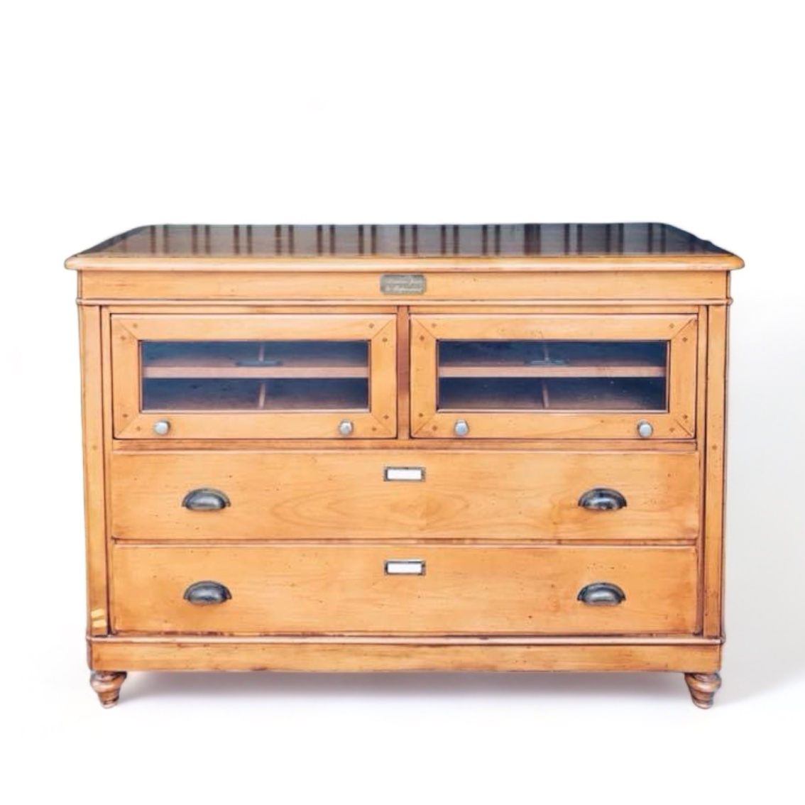 Комод для документів вінтаж, світле дерево/лак CB-006