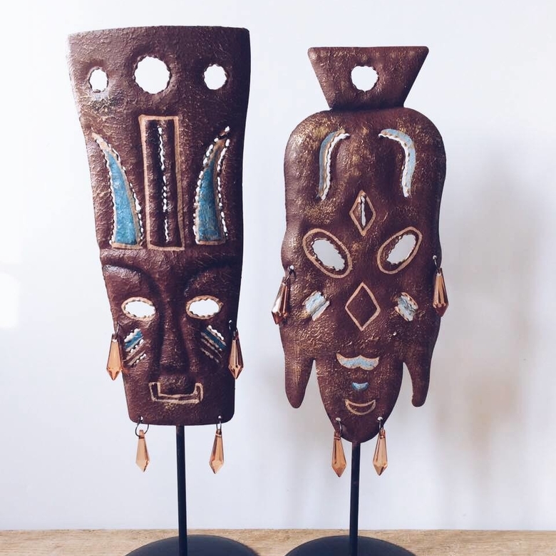 Набір з 2-х підсвічників Африка CA-089