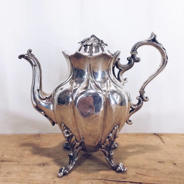 Чайник вінтаж столове срібло TE-010