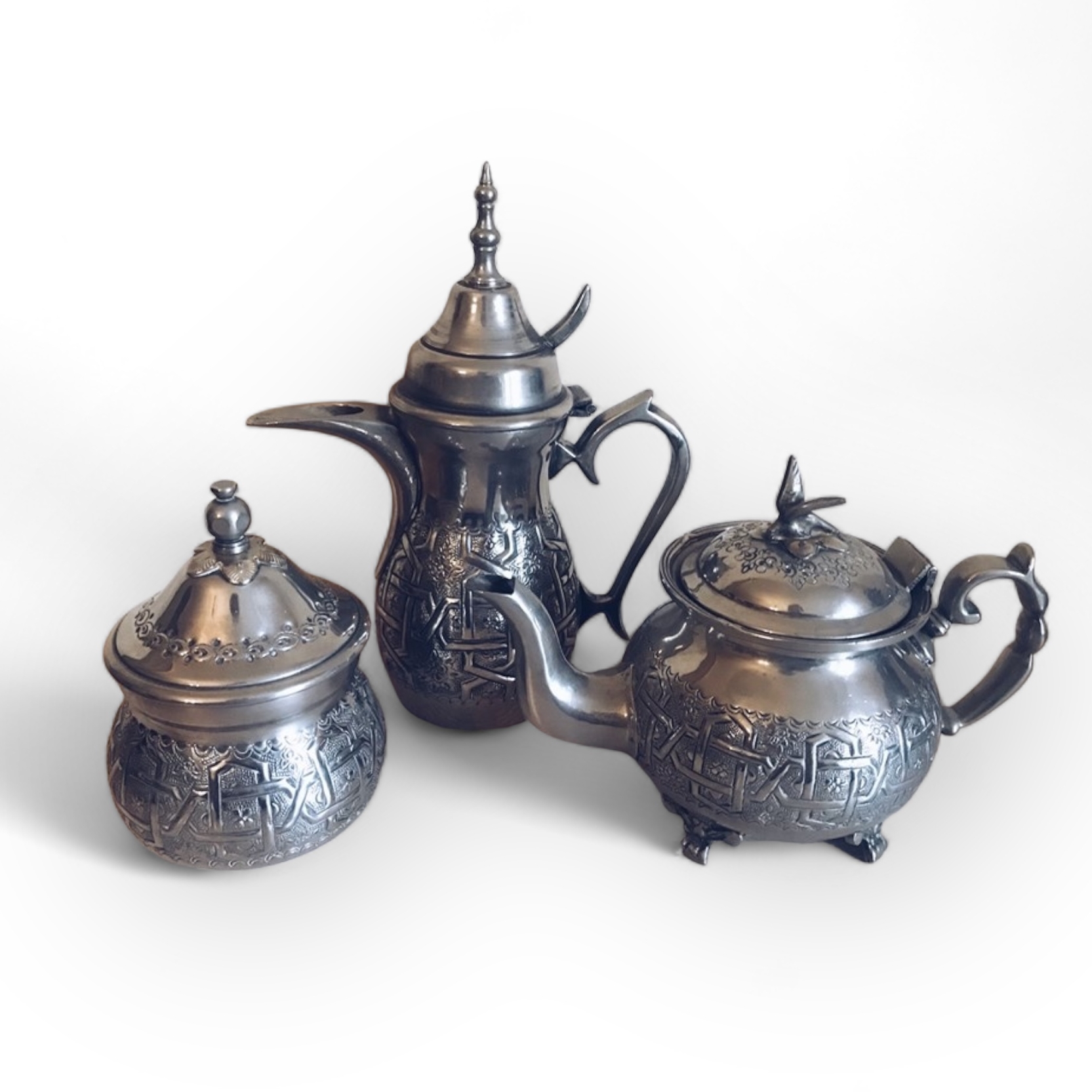 Чайно-кавовий марокканський набір метал TE-008