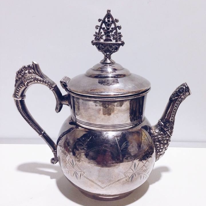 Чайник вінтаж столове срібло TE-003