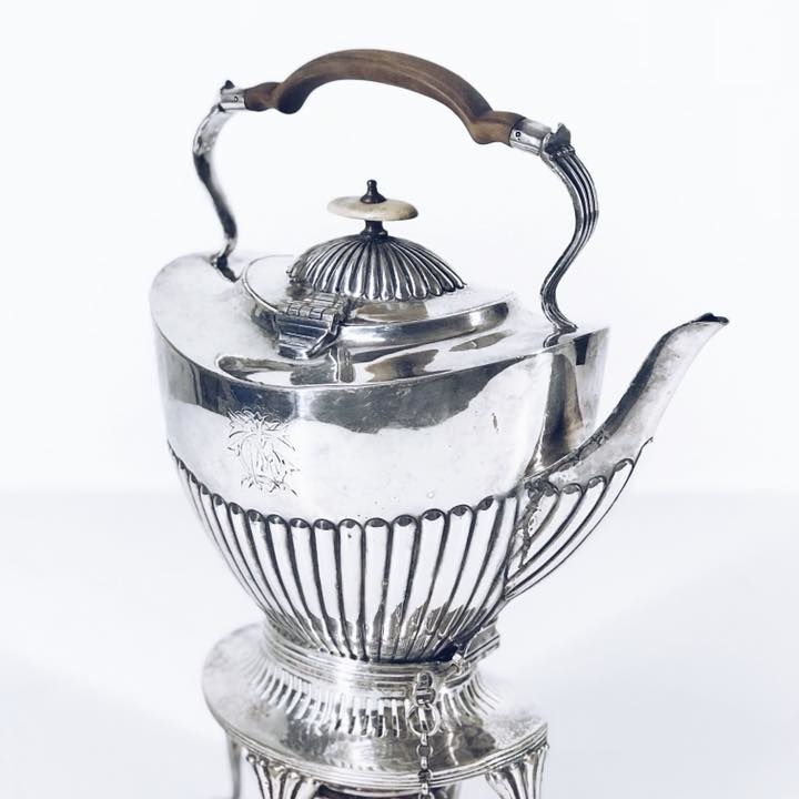 Чайник-бульйотка вінтаж, столове срібло TE-024