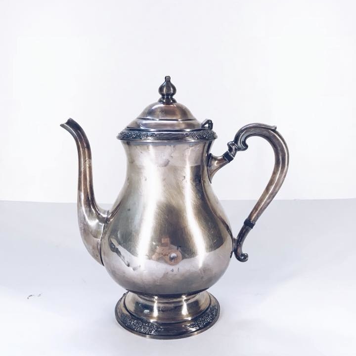 Чайник-кавник класичний вінтаж, столове срібло TE-025