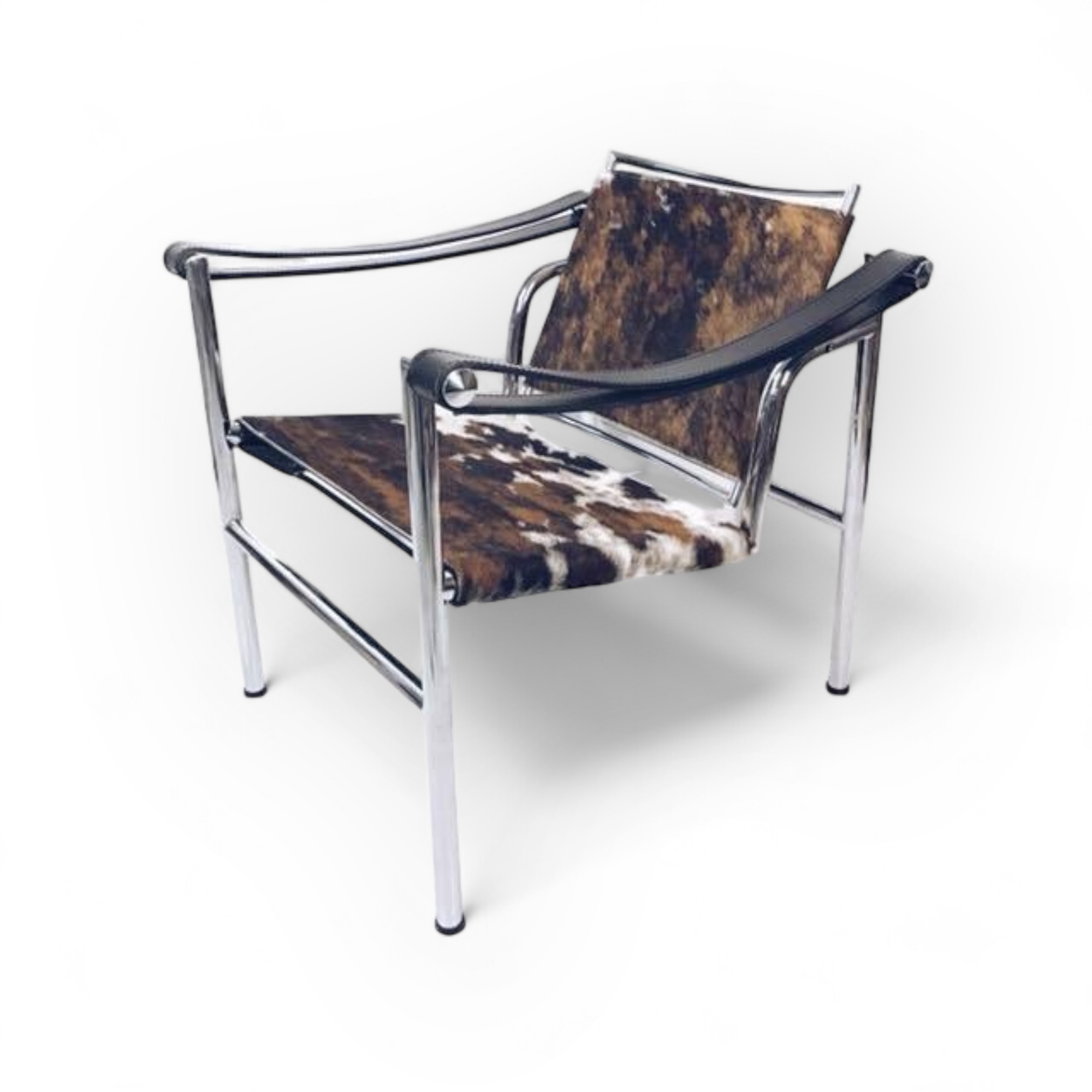 Крісло LC1 Sling вінтаж, метал/шкіра корови CH-012