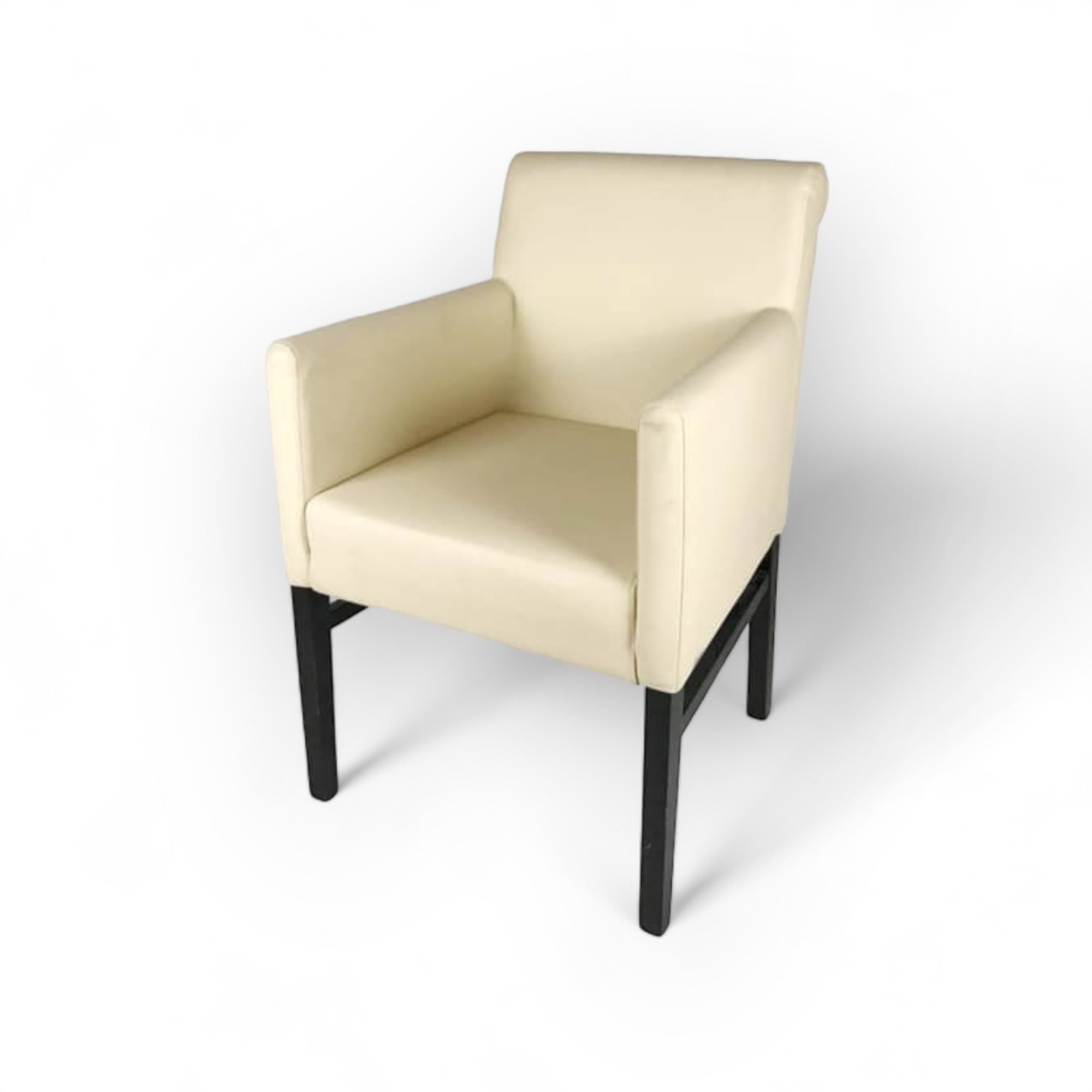 Крісло для кафе світлий беж, штучна шкіра/дерево CH-076