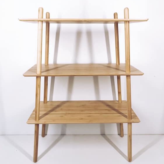 Стелаж 3 полиці, бамбук SR-003