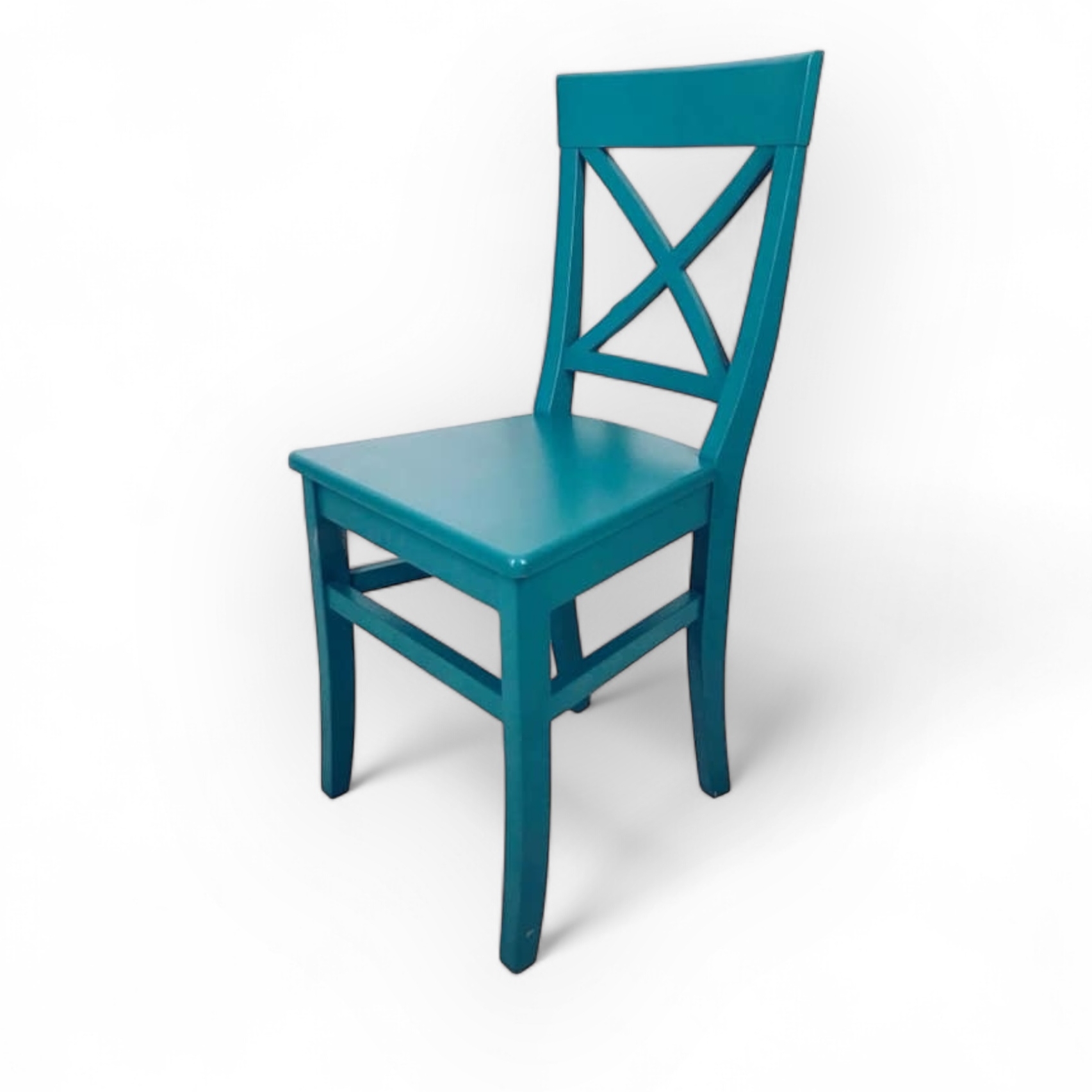 Стілець обідній блакитний, дерево ST-069