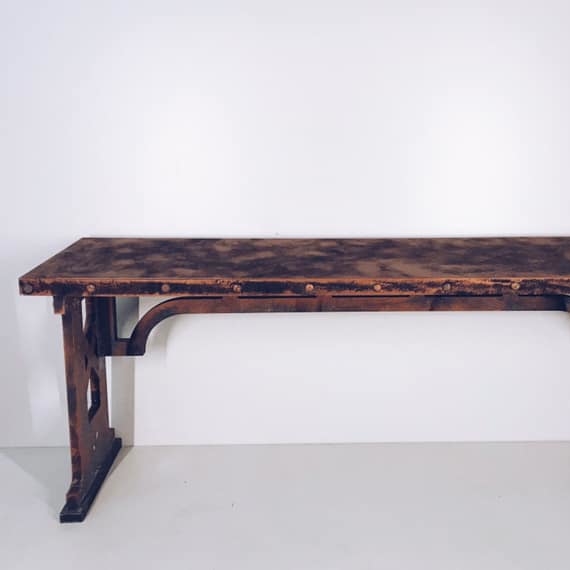 Стіл-консоль у стилі лофт, мдф TB-302