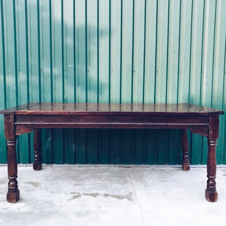 Стіл обідній великий індійський вінтаж, дерево TB-003