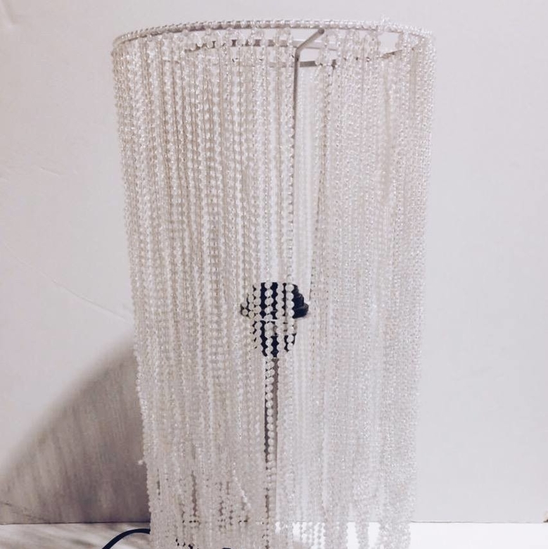 Лампа настільна каскад з скляних намистин LT-113