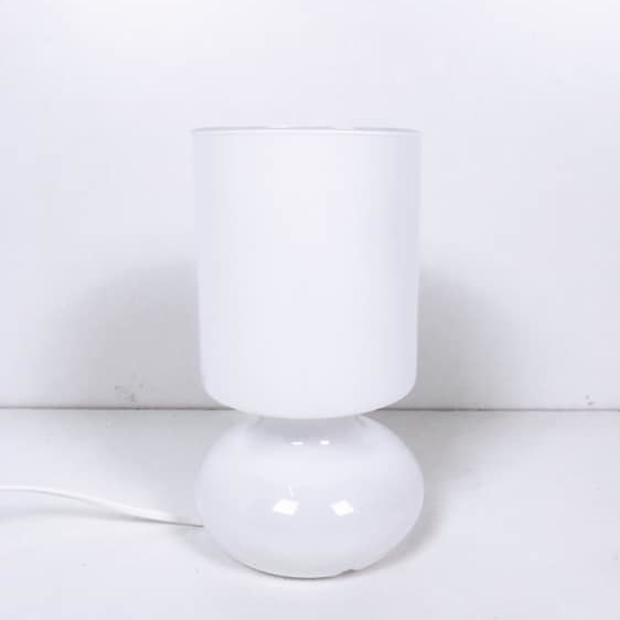 Лампа настільна біла LT-118