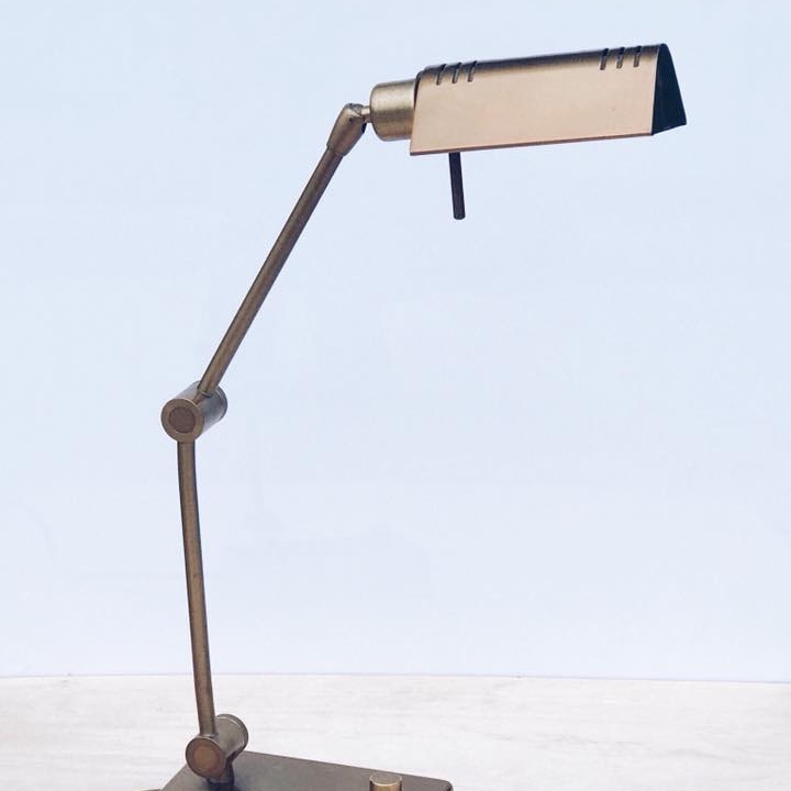 Лампа офісна вінтаж  метал золото LT-049