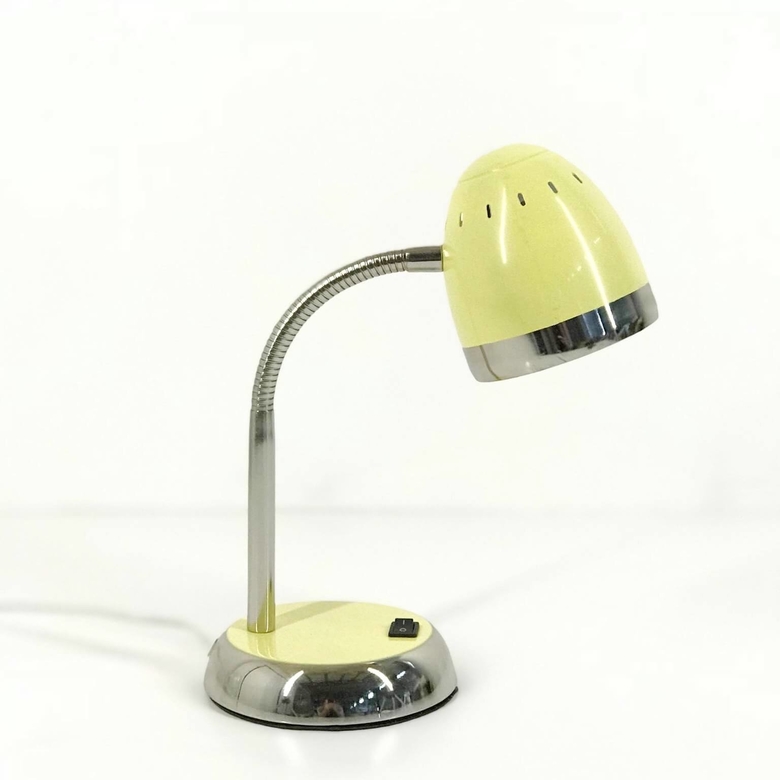 Лампа офісна вінтаж пластик/метал лимонний LT-046