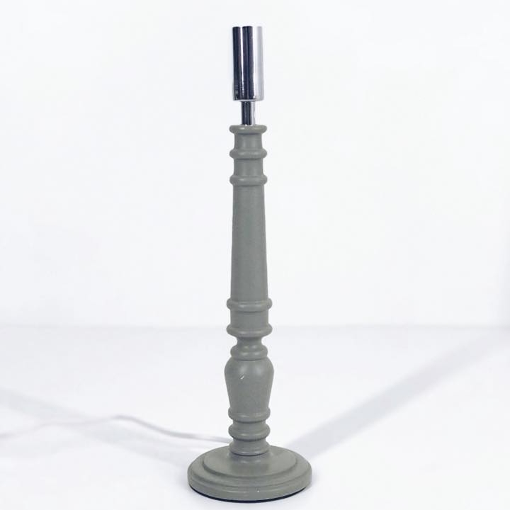 Лампа настільна (база) сірий LT-041