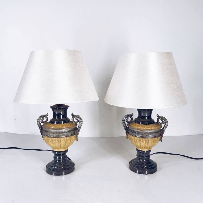 Лампа настільна база-ваза антична кераміка LT-029