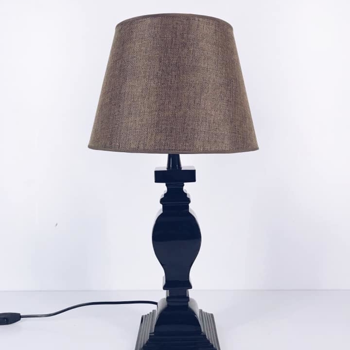 Лампа настільна база кераміка чорний LT-005