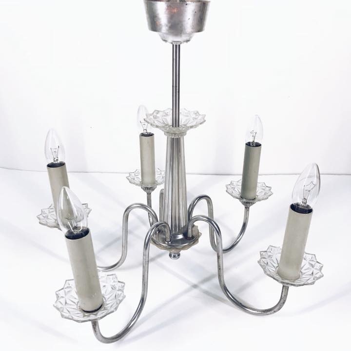 Люстра вінтаж на 5 ріжків LS-013