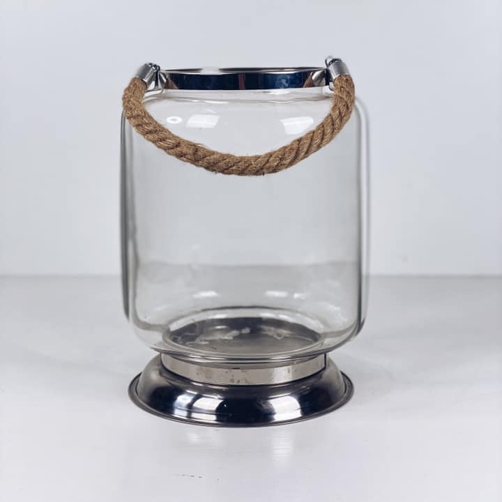 Ліхтар садовий скло/метал CL-058