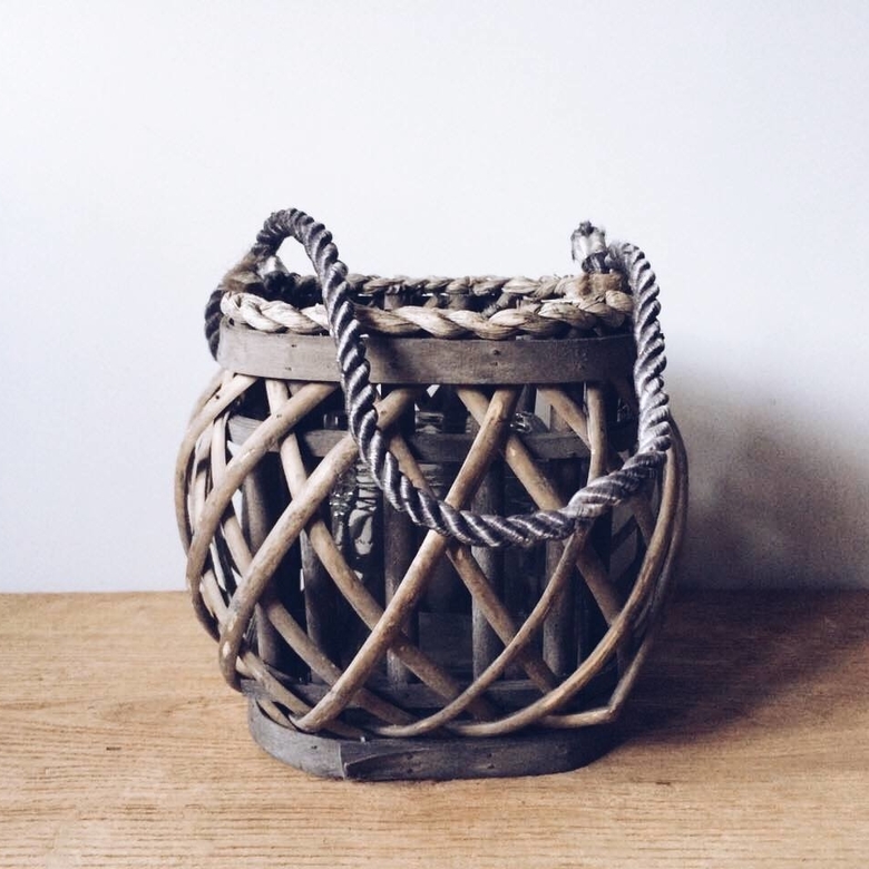 Ліхтар садовий лоза/скло CL-059