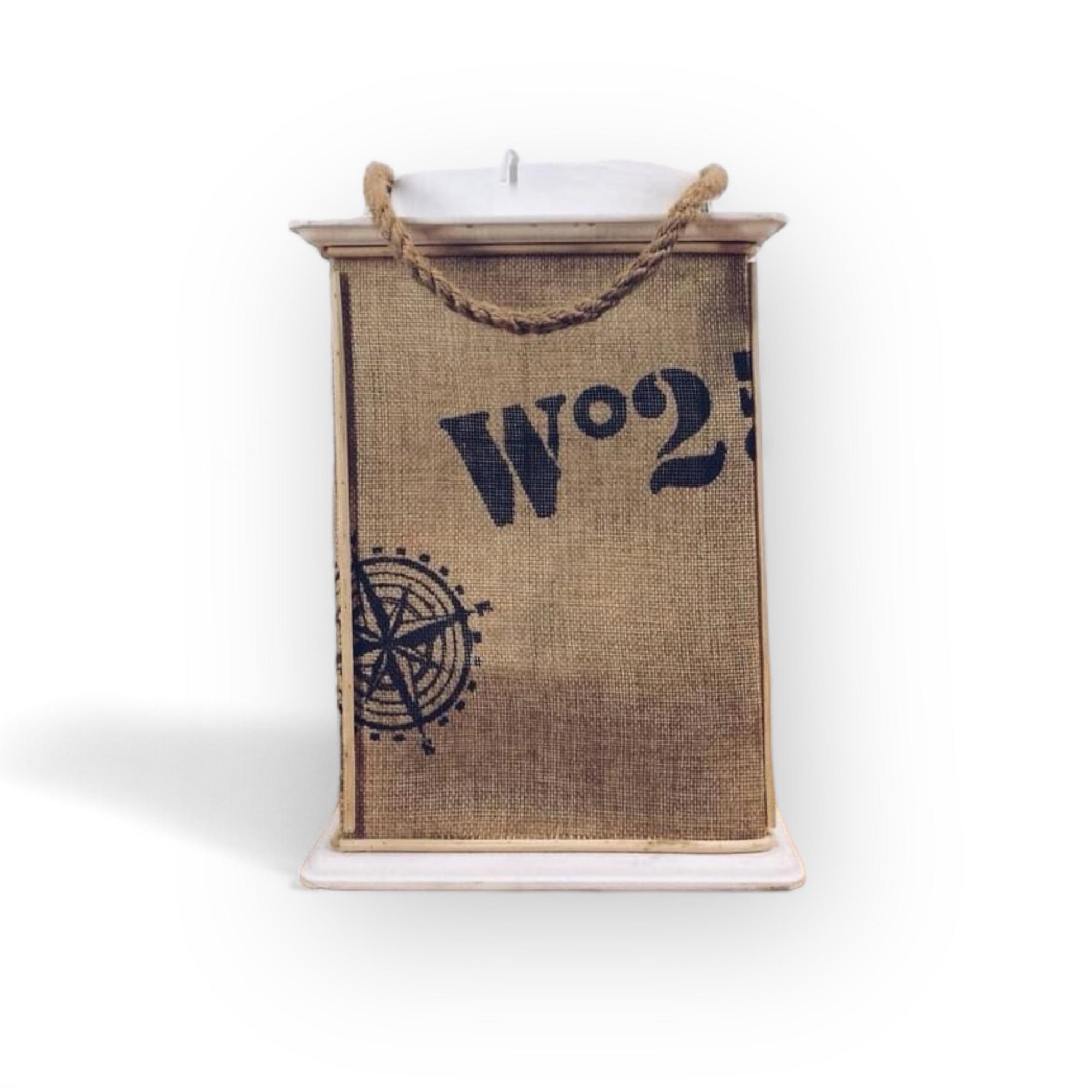 Ліхтар "морський" метал/тканина CL-044