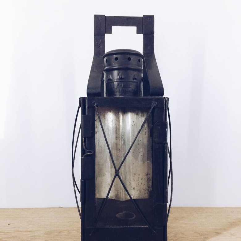 Ліхтар залізнодорожний чорний метал CL-039