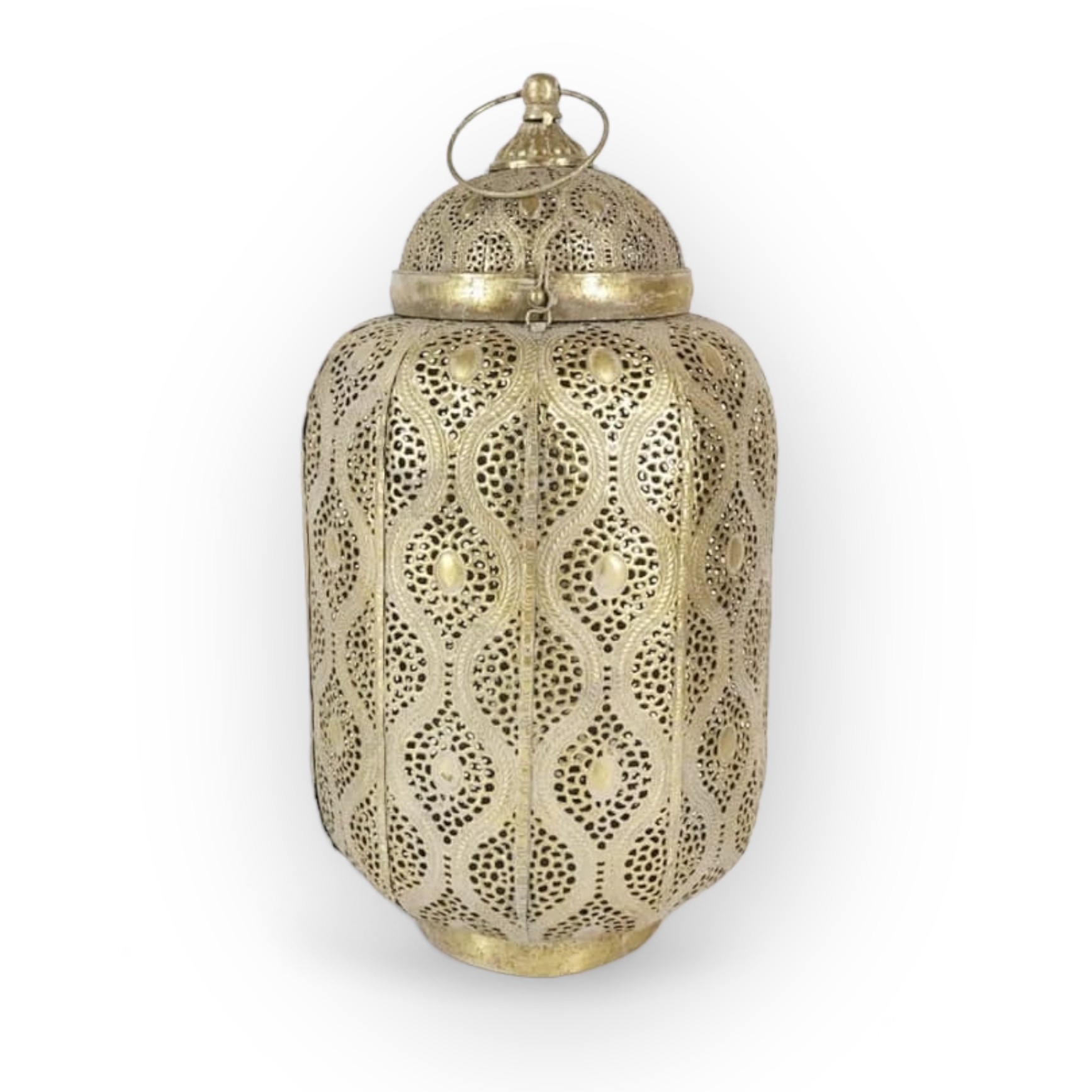 Ліхтар "східний" ажурний метал золото CL-002