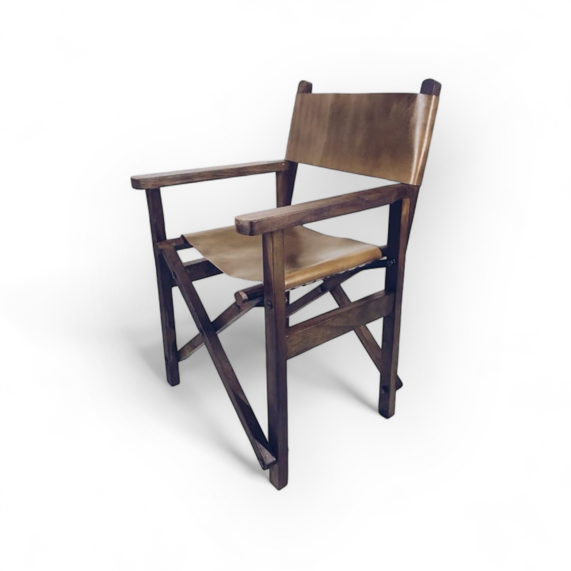 Крісло-стілець розкладне натуральна шкіра CH-081