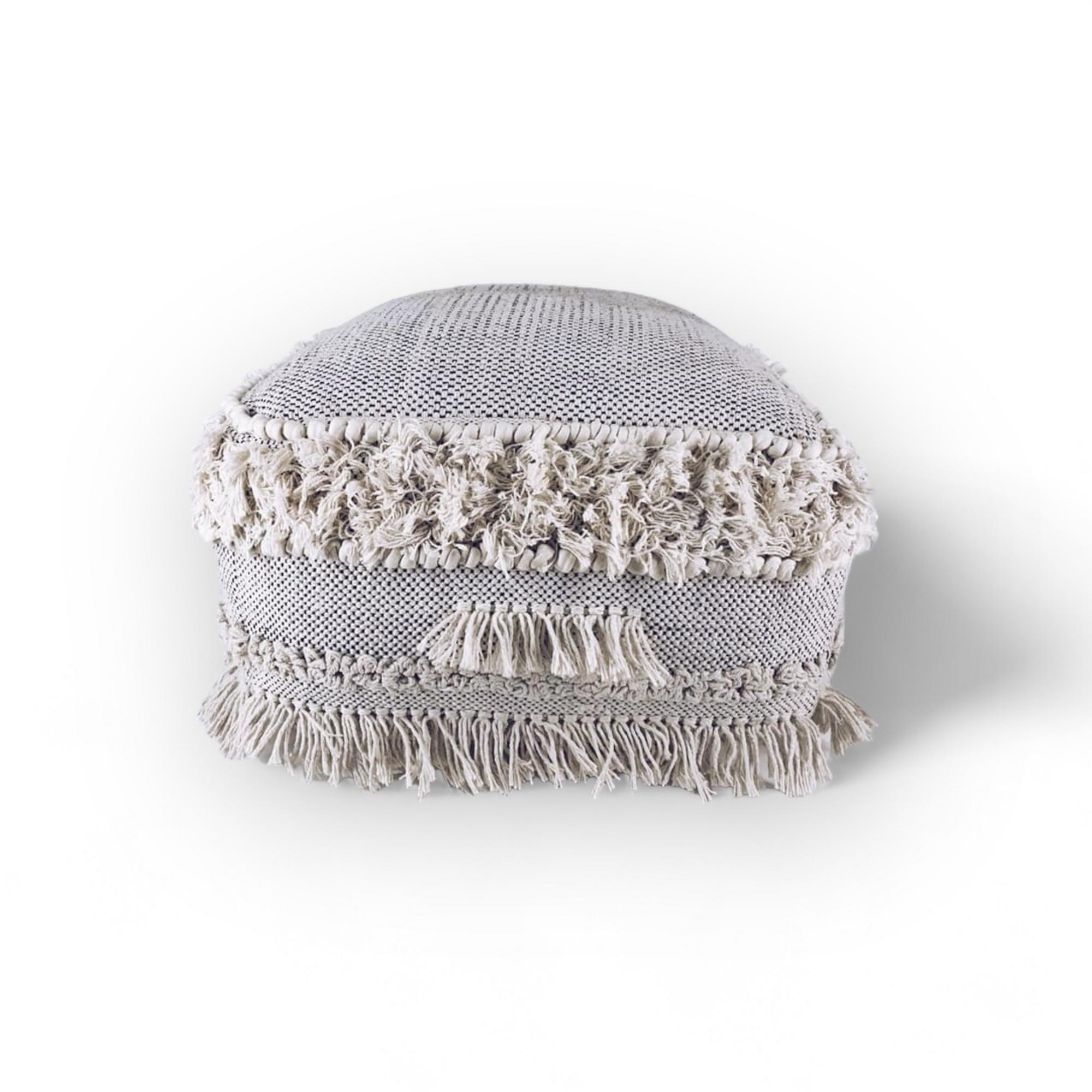 Пуф квадратний "берберський" бавовна PF-017