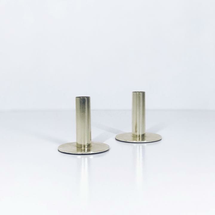 Підсвічник малий метал золото CA-034