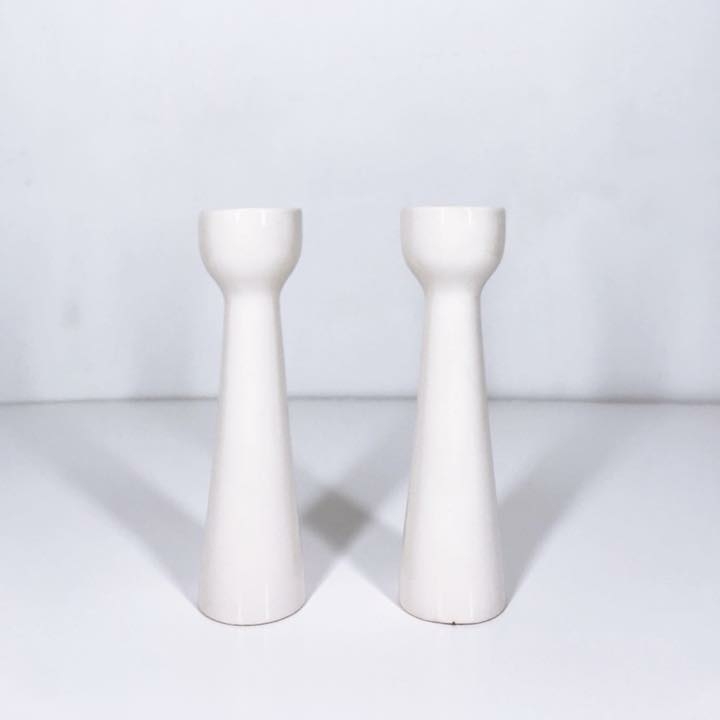 Підсвічник білий кераміка CA-033