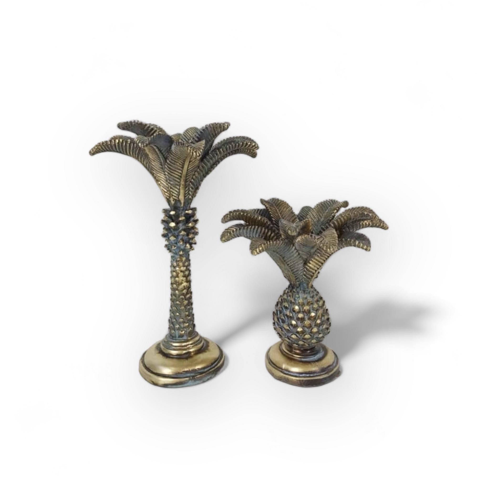 Підсвічник Пальма полімер золото CA-005