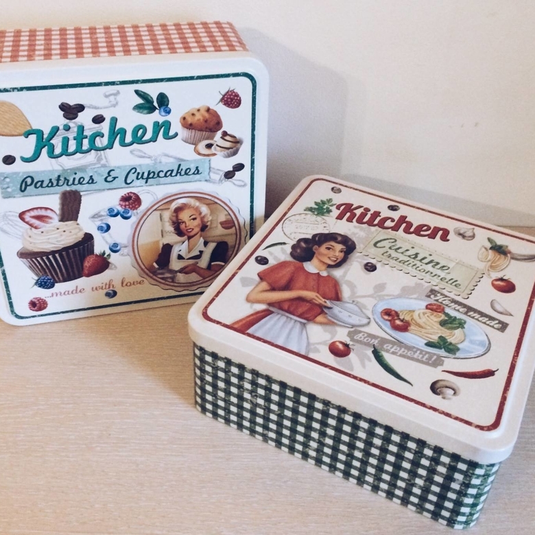 Коробки для печива "Ретро Америка" квадратні KB-005