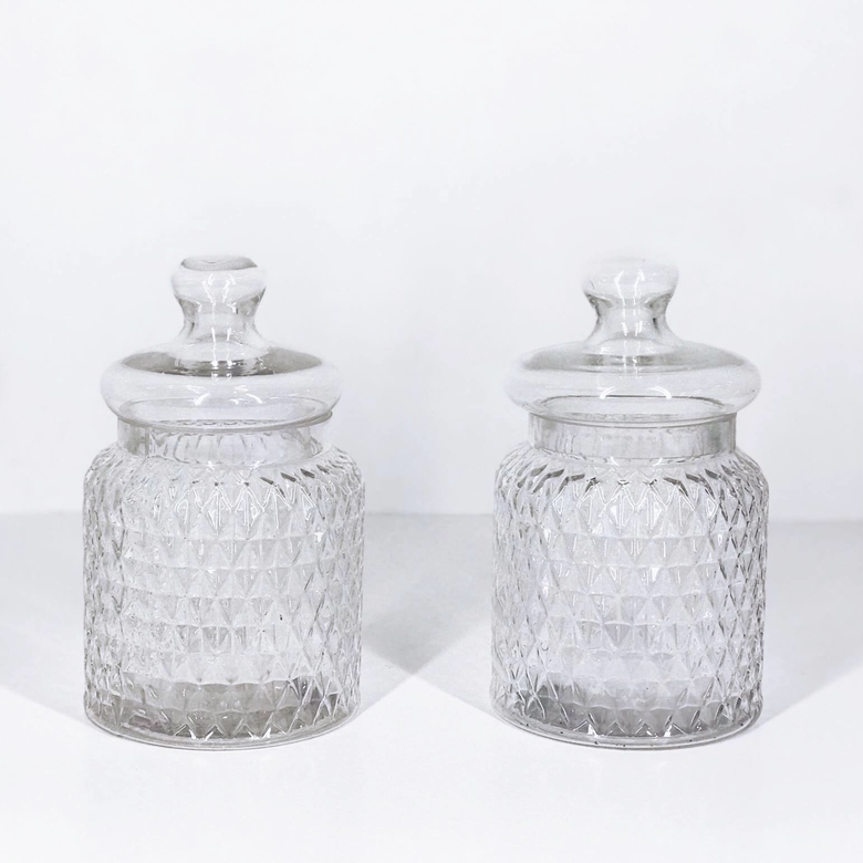 Банка для зберігання сипучих скло KB-017