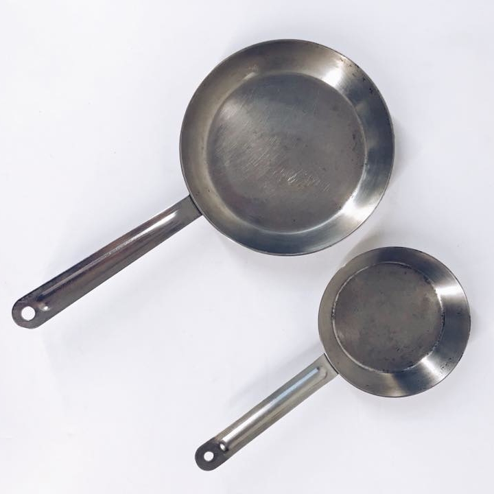 Сковорідка з ручкою нерж.сталь KH-073