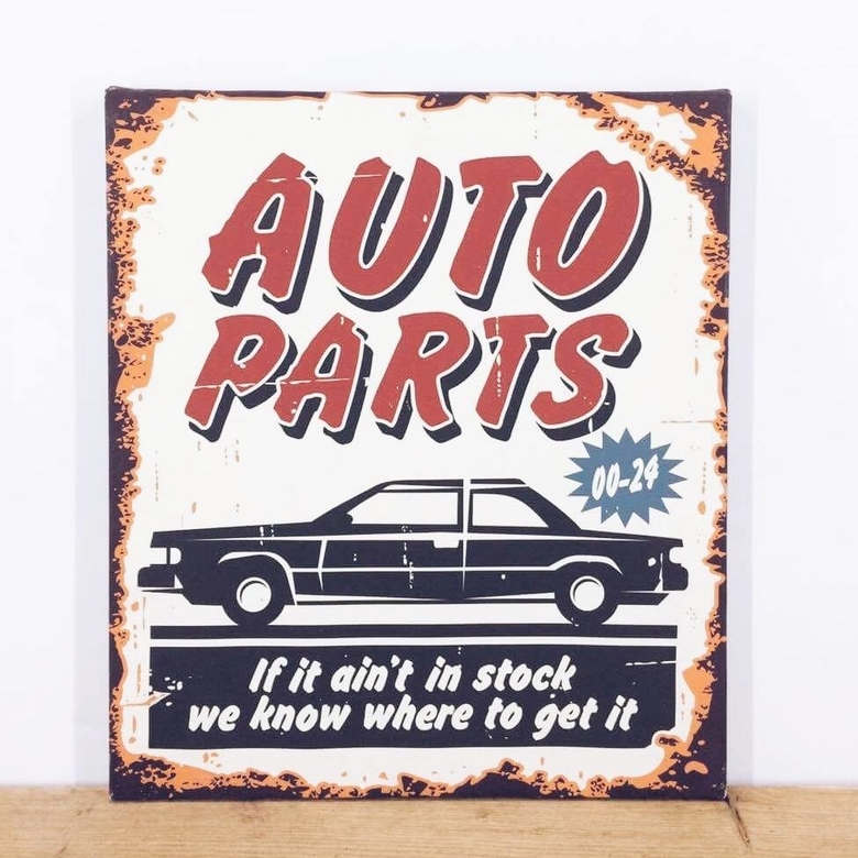 Постер Auto Parts ретро AR-114