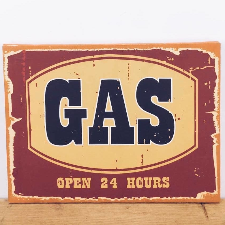 Постер Gas ретро AR-119