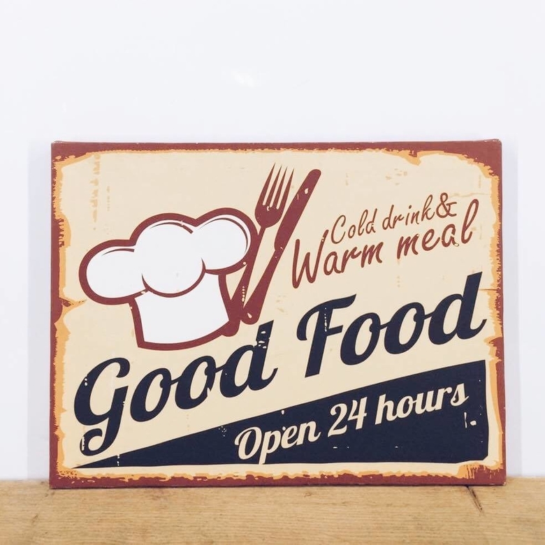 Постер Good Food ретро AR-146