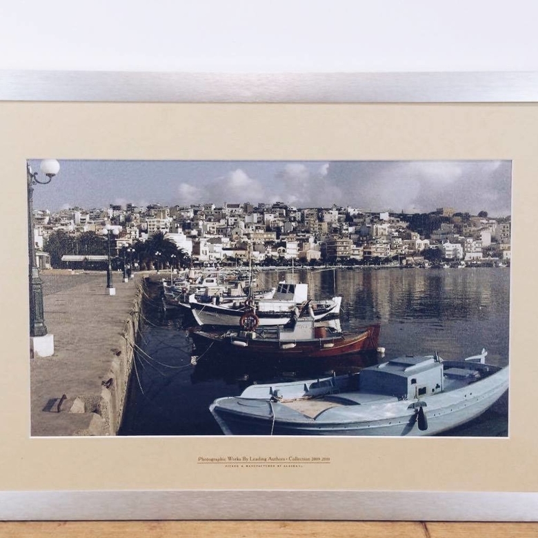 Фото серія "Морський пейзаж. Причал" в рамі з паспарту AR-108