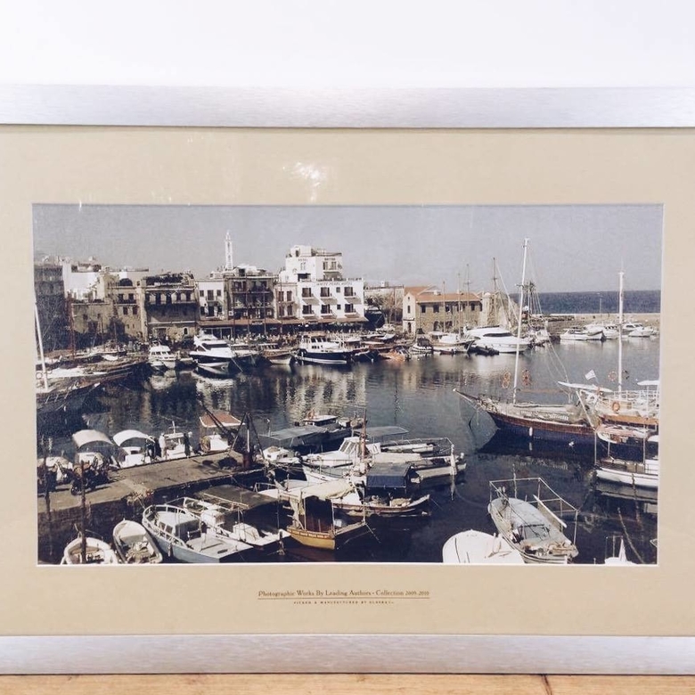 Фото серія "Морський пейзаж. Причал" в рамі з паспарту AR-127