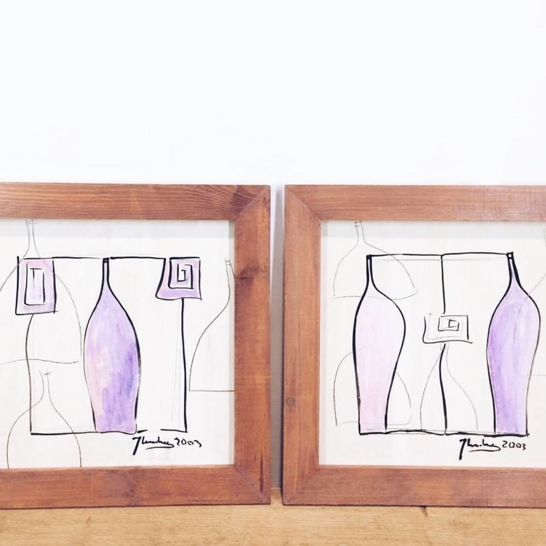 Натюрморт абстрактний рамка AR-148