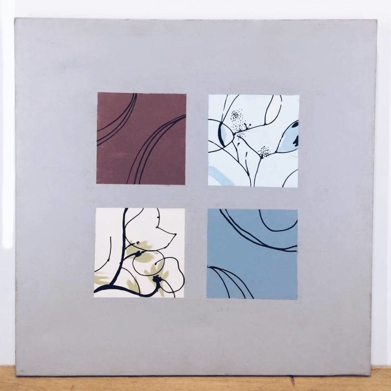 Малюнок абстрактний квадрати AR-133