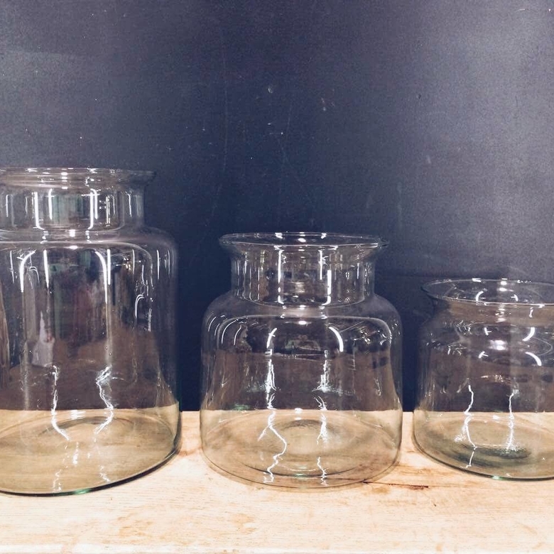 Ваза широка скло VA-104