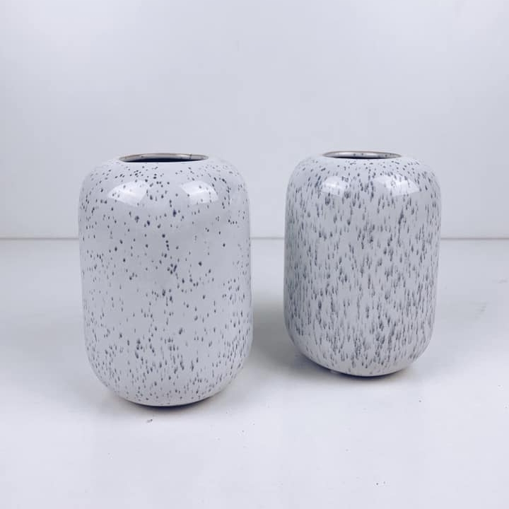 Ваза округла сіра кераміка VA-211